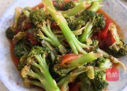 双西合璧之西红柿炒西兰花的做法图解5