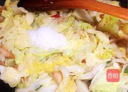 五花肉炒圆白菜的做法图解7