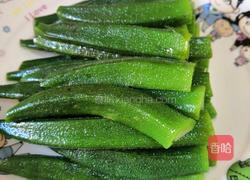 白灼秋葵的做法图解5