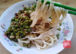 豆角肉丝手擀面的做法图解7