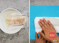 Illustration of how to make cod and stuffed meat with mushrooms 2