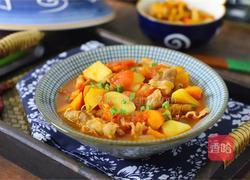 酸爽开胃的番茄肥牛煲的做法图解9