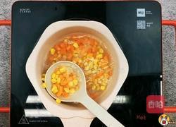 三色贝柱炒饭的做法图解6