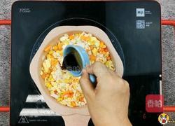 三色贝柱炒饭的做法图解9