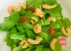 海米拌苦瓜的做法图解8