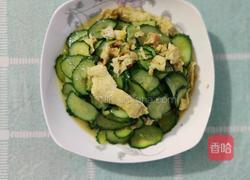 黄瓜炒蛋的做法图解7