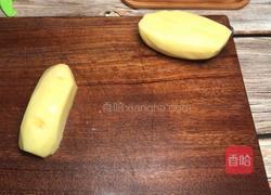 孜然火腿肠土豆串的做法图解2