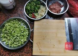 空心菜梗炒肉末的做法图解4