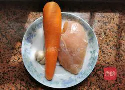 Illustration of how to make fried chicken breast with carrots 1