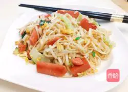 Illustration of how to make fried noodles 9