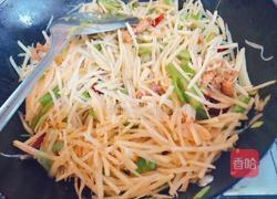 土豆丝炒肉的做法图解9