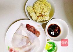 鸡腿肉鸡汁捞面的做法图解1