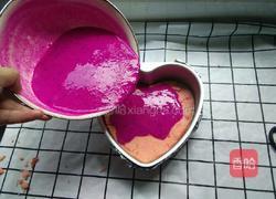 爱心樱花慕斯蛋糕的做法图解5