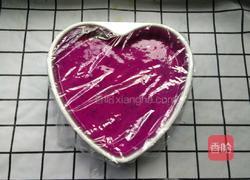 爱心樱花慕斯蛋糕的做法图解6