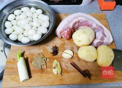 红烧肉炖鹌鹑蛋的做法图解1