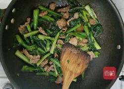 芥兰炒牛肉的做法图解8