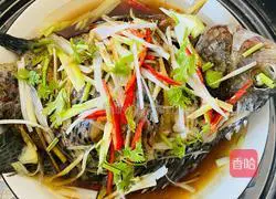 Illustration of how to make steamed fish 7
