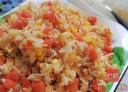 火腿肠蛋炒饭的做法图解11