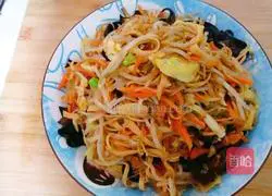 Illustration of stir-fried vegetables 15