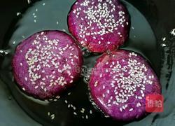 紫薯芝麻饼的做法图解8