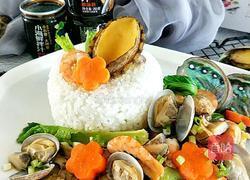 鲍鱼螺肉海鲜饭的做法图解12