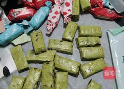 抹茶牛轧糖的做法图解5