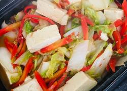 白菜胡萝卜炖豆腐