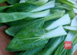 青菜肉丸豆腐汤的做法图解3