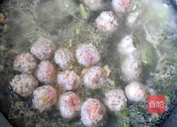 青菜肉丸豆腐汤的做法图解5