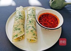 陕西特色小吃 韭菜煎饼 的做法图解26