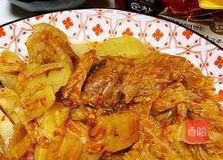 韩式辣白菜肥牛汤锅的做法图解2