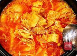 韩式辣白菜肥牛汤锅的做法图解10