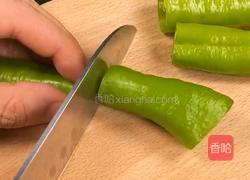 虎皮青椒酿肉的做法图解1