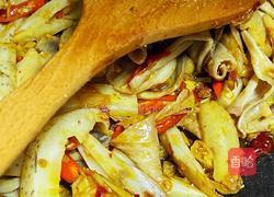 双椒爆炒鸭板肠的做法图解8