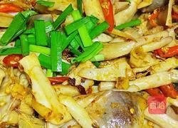 双椒爆炒鸭板肠的做法图解9