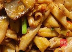 双椒爆炒鸭板肠的做法图解10