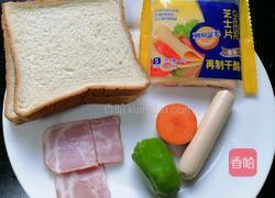 吐司培根披萨的做法图解1