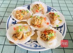 蒜蓉粉丝蒸扇贝的做法图解5