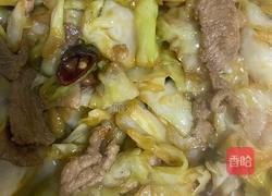 甘蓝菜炒五花肉的做法图解7