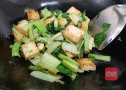 上海青炒豆腐的做法图解4