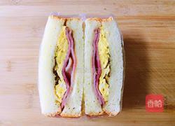 五分钟早餐，培根煎蛋三明治的做法图解6