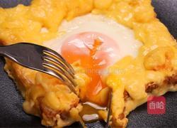 芝士吐司太阳蛋的做法图解4