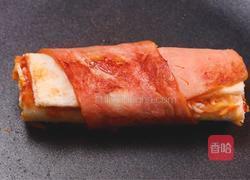 培根吐司蛋卷的做法图解4