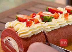 红丝绒蛋糕卷的做法图解11