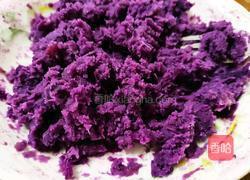 草苺紫薯丸子的做法图解3