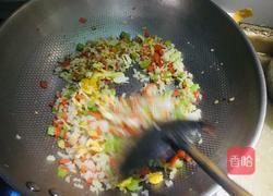 三色炒饭的做法图解5