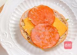 金枪鱼贝果汉堡~紧实有嚼劲的做法图解6