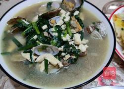 蚬子豆腐汤的做法图解5