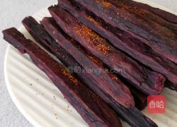 烤紫薯条的做法图解7