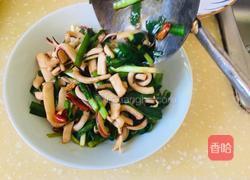 鱿鱼丝炒韭菜的做法图解11